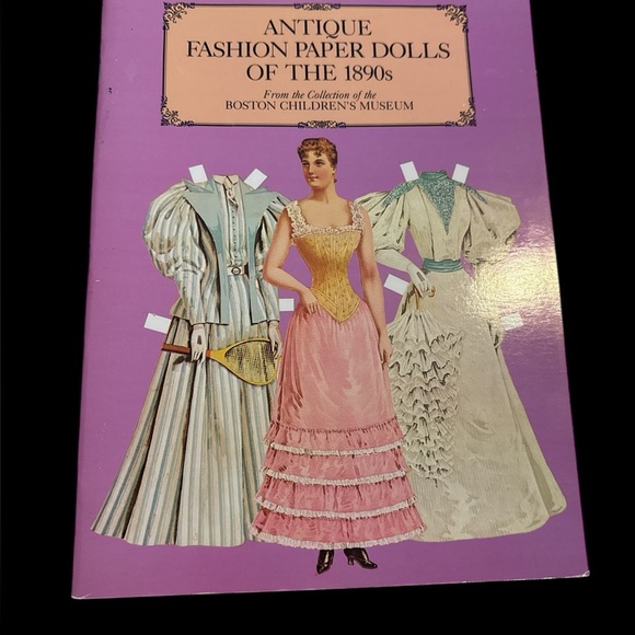 Other - Vintage Paper Doll Book Lot – 3 Titles – Full Color Historic Fashion & Costume
